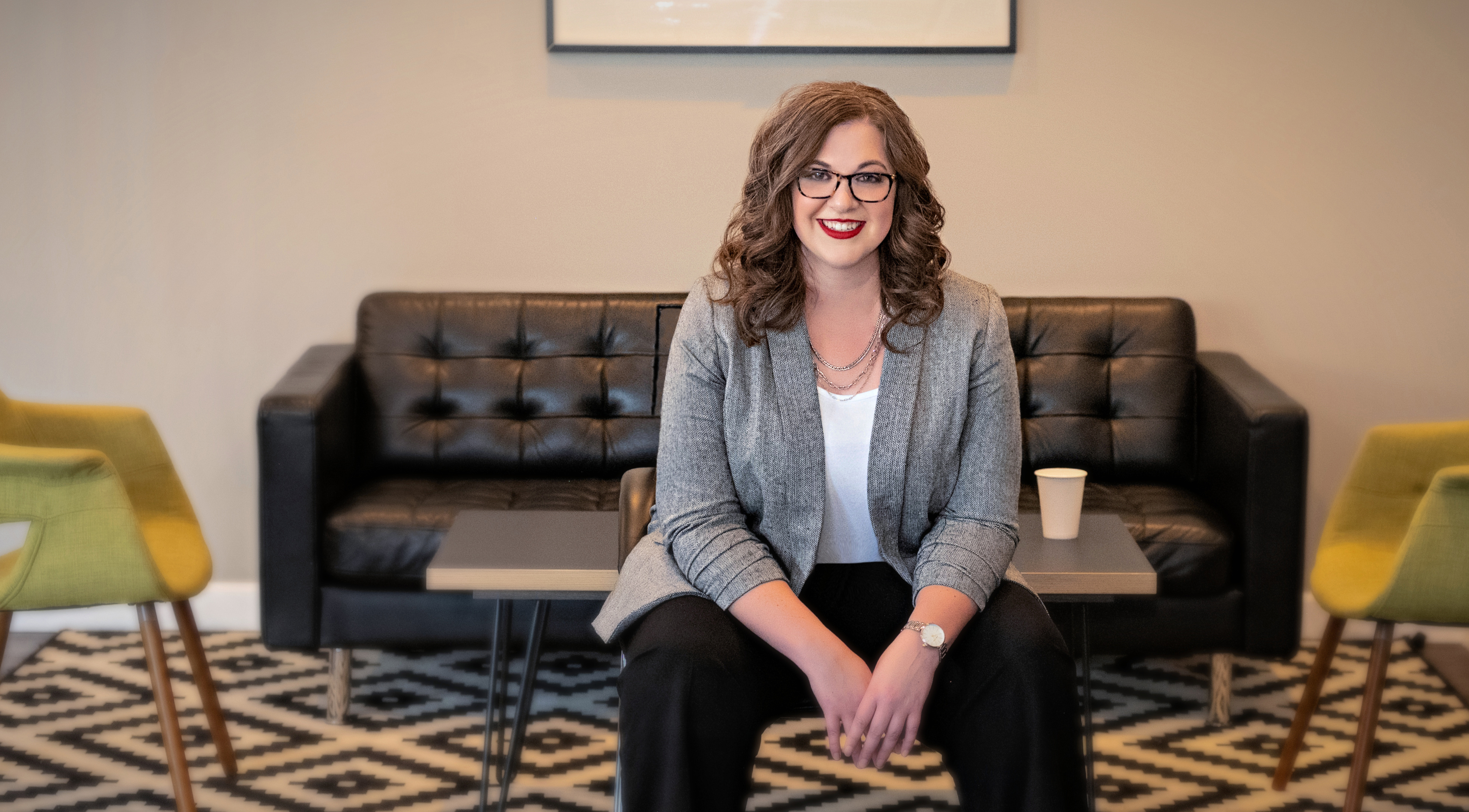 Sarah D. Gage in her office